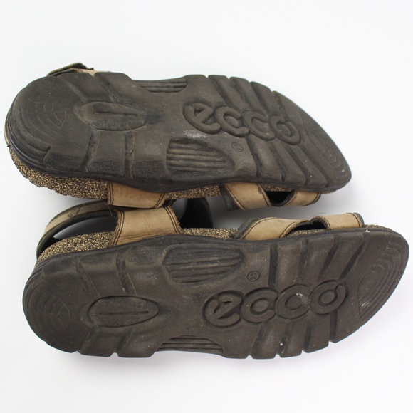Ecco Cosmo Men Brown Sport Sandal Shoe leather main image 5